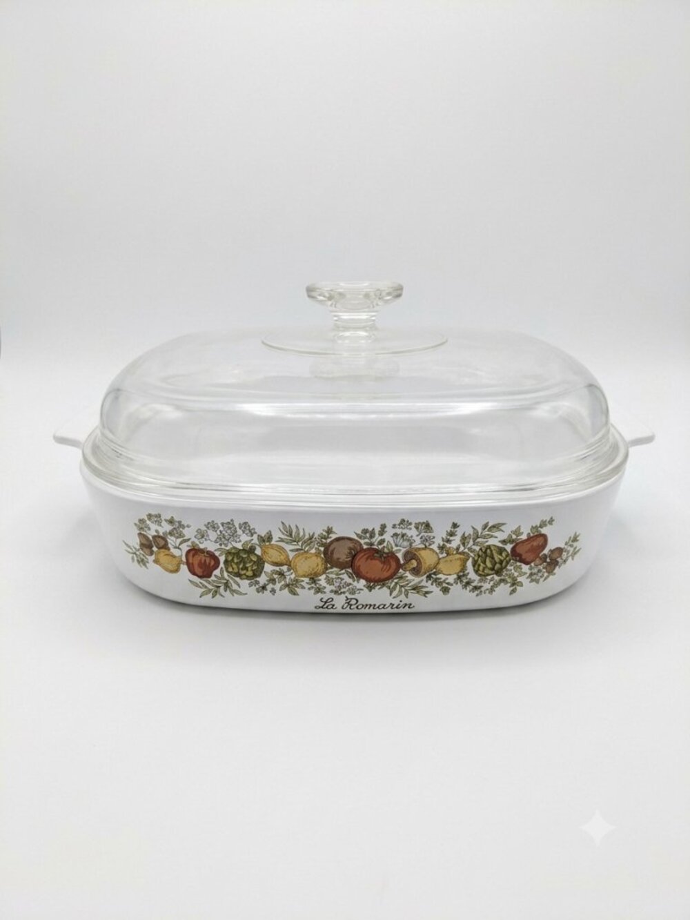 Vintage Corning Ware Spice O' Life 4 Qt Casserole Dish Le Romarin A-10-B w/ Lid